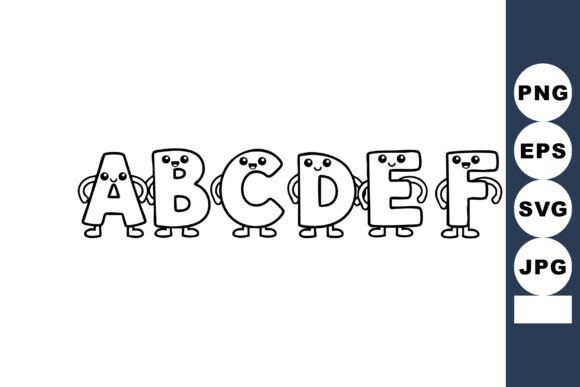 Alphabet Characters A to F with Funny Faces: A Designer’s Real-World Review