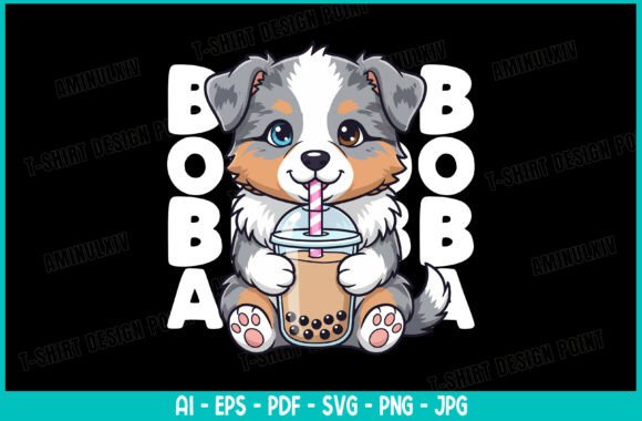Cute Australian Shepherd Boba PNG SVG: A Designer’s Real-World Embroidery Review