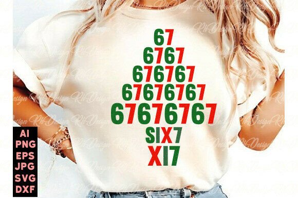 Funny 67 Christmas Tree PNG Meme Clipart Review
