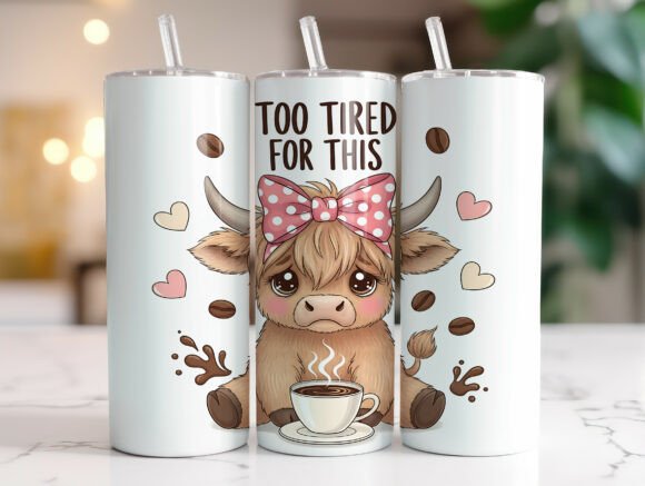 Funny Baby Highland Cow Tumbler Wrap PNG: A Designer’s Honest Review