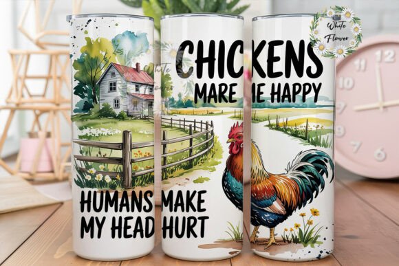 Funny Chicken Farm Watercolor Tumbler: A Designer’s Honest Take