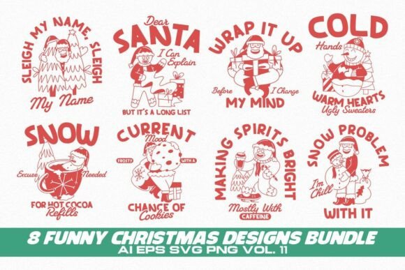 Funny Christmas Design Bundle Vol. 11 Review