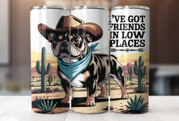 Funny Cowboy French Bulldog Tumbler: A Designer’s Honest Review for Real Embroidery Use