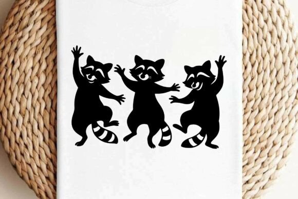 Funny Raccoon Dancing Clipart Vector Review