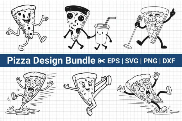 Funny Running Dancing and Singing Pizza