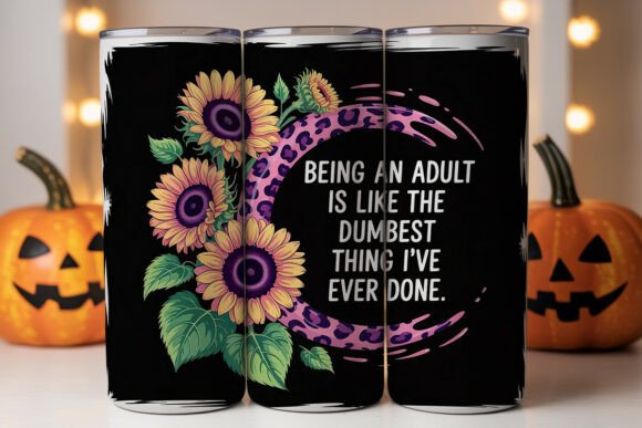 Funny Sunflower Leopard 20oz Tumbler: A Designer’s Real-World Embroidery Review