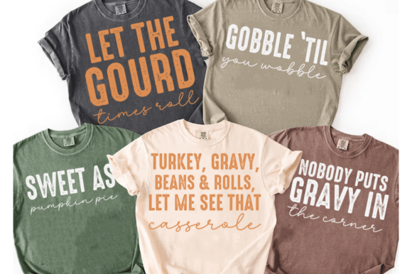 Funny Thanksgiving PNG: Gobble Til You