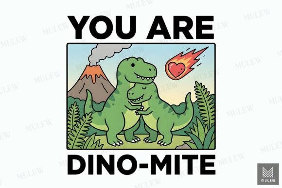 Funny Valentine Dinosaur Couple PNG Review for Real Embroidery Projects