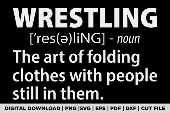 Funny Wrestling Definition T-Shirt Design Review