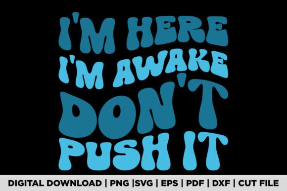 I'm Here I'm Awake Don't Push It, Funny