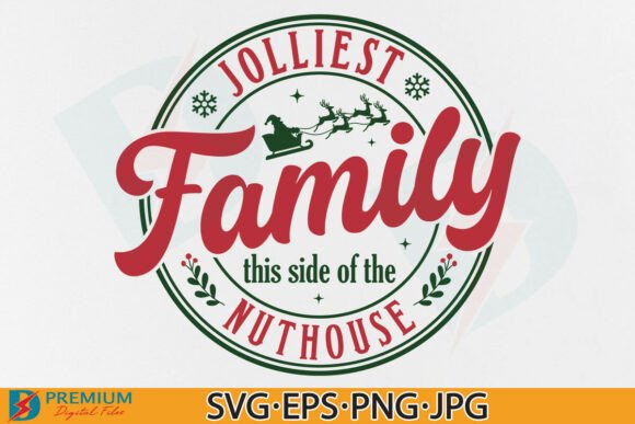 Jolliest Family Funny Christmas Family