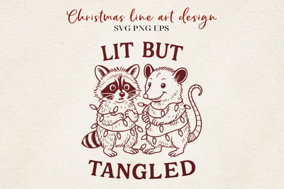 Raccoon Possum Line Art Holiday SVG: A Designer’s Real-World Embroidery Review
